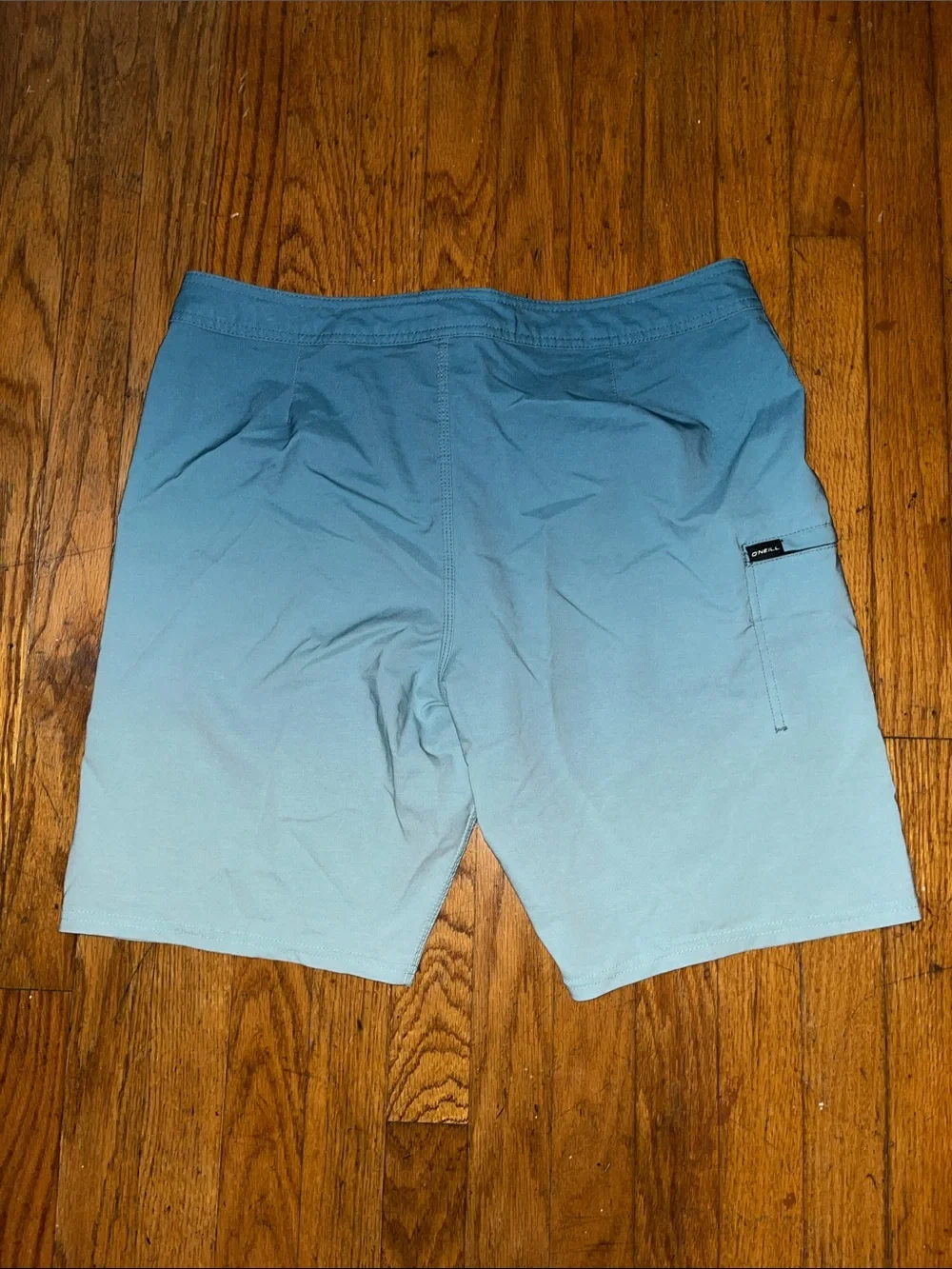 O’Neill Hyperfreak Men's Blue Ombre Swim Trunks - Boardshorts Size 34